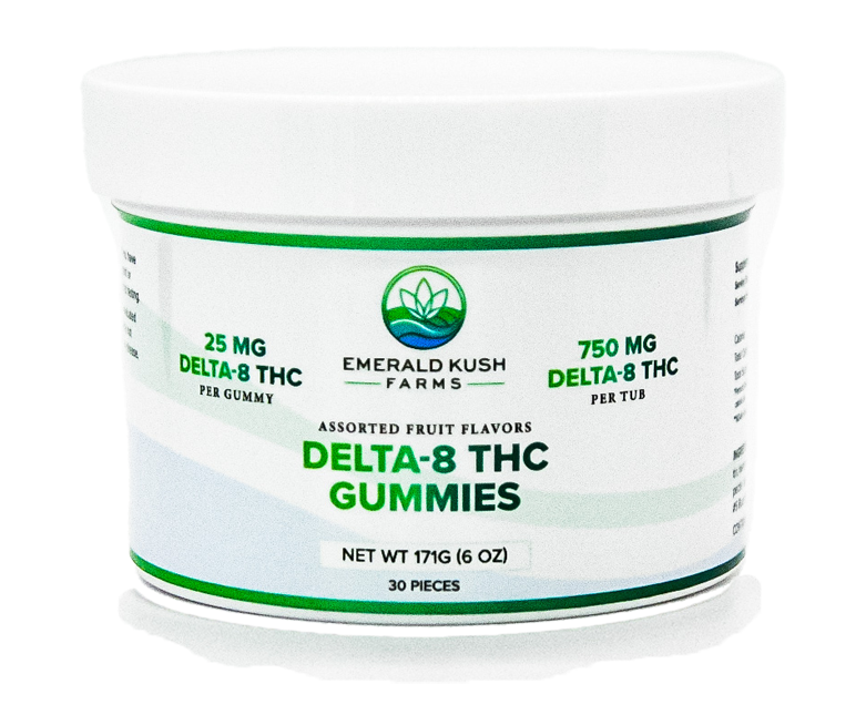D8 100% Hemp-Derived THC 25mg Gummies
